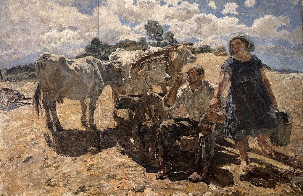 Riposo nei campi - Museo civico di Modena